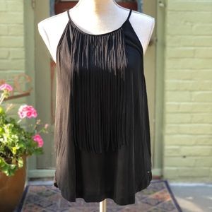 American Eagle Black Fringe Tank